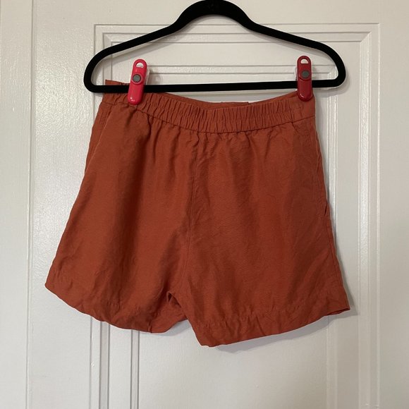 Aritzia Wilfred FABLE 3" LINEN SHORT in Moroccan Spice - Picture 6 of 7
